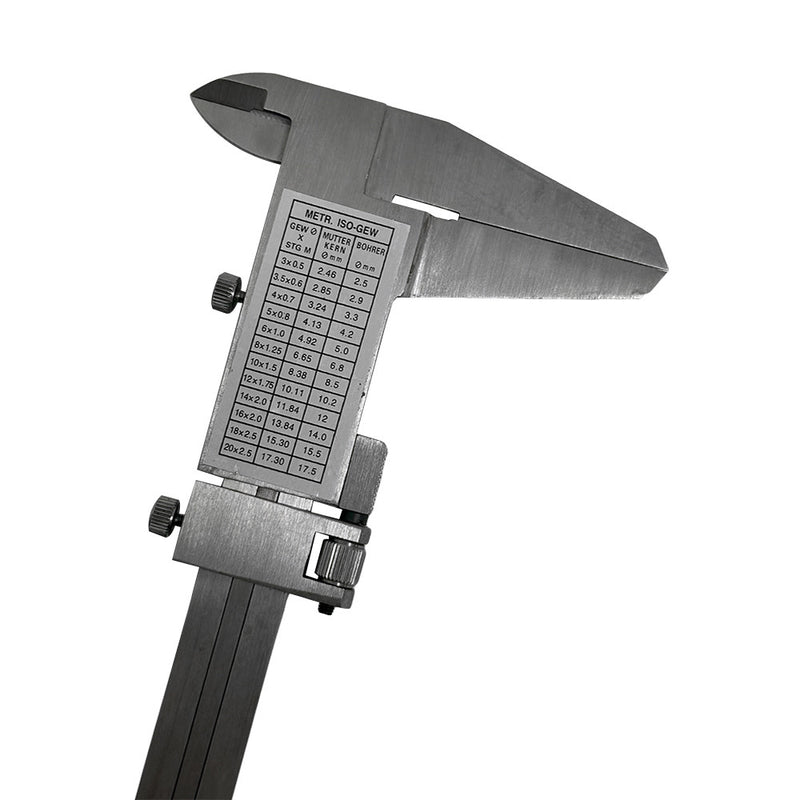 .001"/ .02MM 8" Precision Vernier Caliper Graduation Stainless Hardened Steel