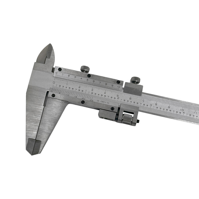 .001"/ .02MM 8" Precision Vernier Caliper Graduation Stainless Hardened Steel