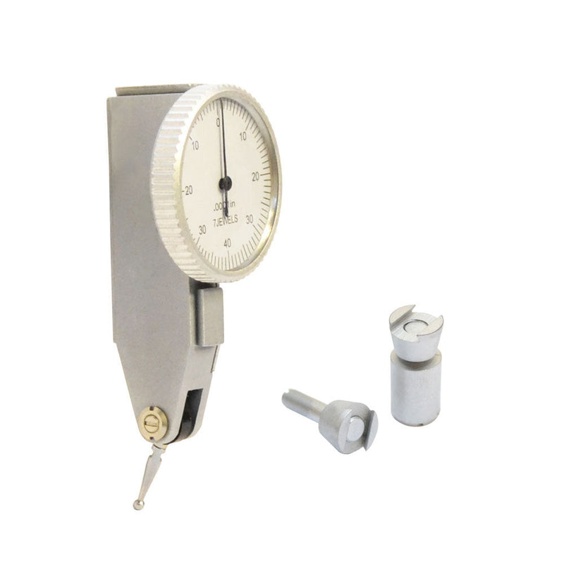 .008" 0-4-0 Dial Test Indicator Graduation .0001'' Set  Jewels White Face