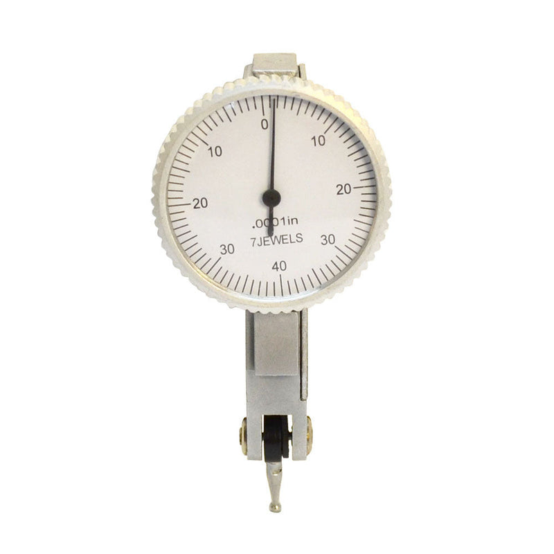 .008" 0-4-0 Dial Test Indicator Graduation .0001'' Set  Jewels White Face