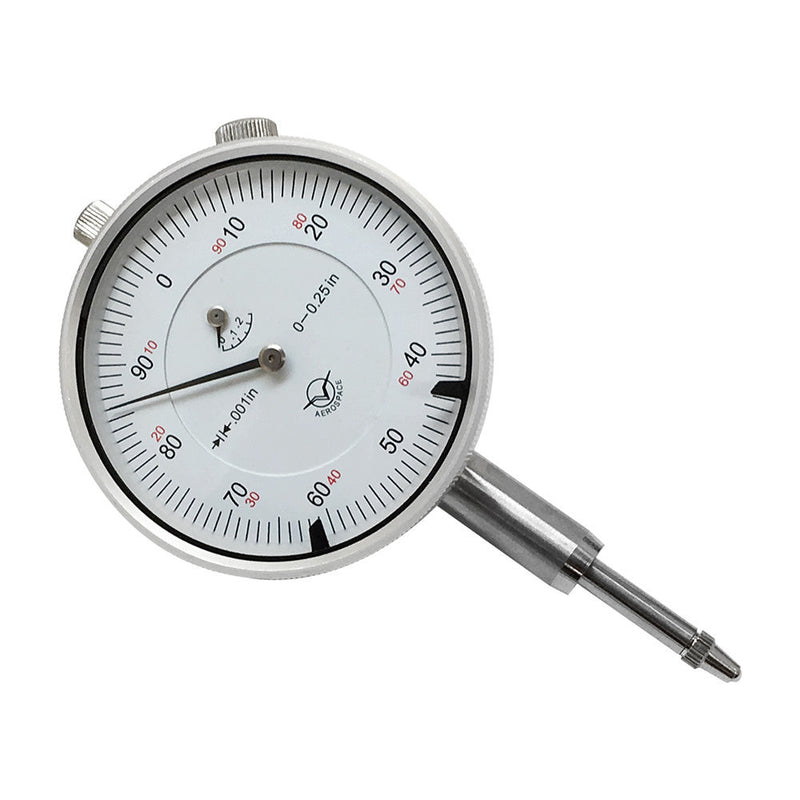 0 - 0.25'' Precision dial Indicator AGD Lug Back Gauge 0.001'' Graduation