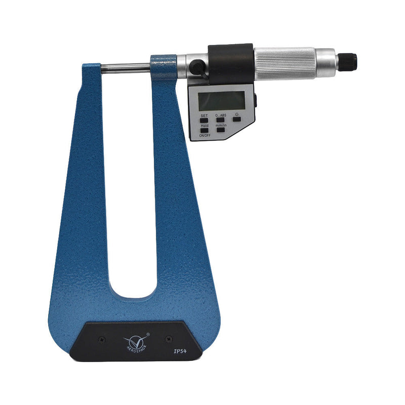 0 - 1'' Precision Electric Deep Throat Micrometer Carbide .00005'' Graduations IP54