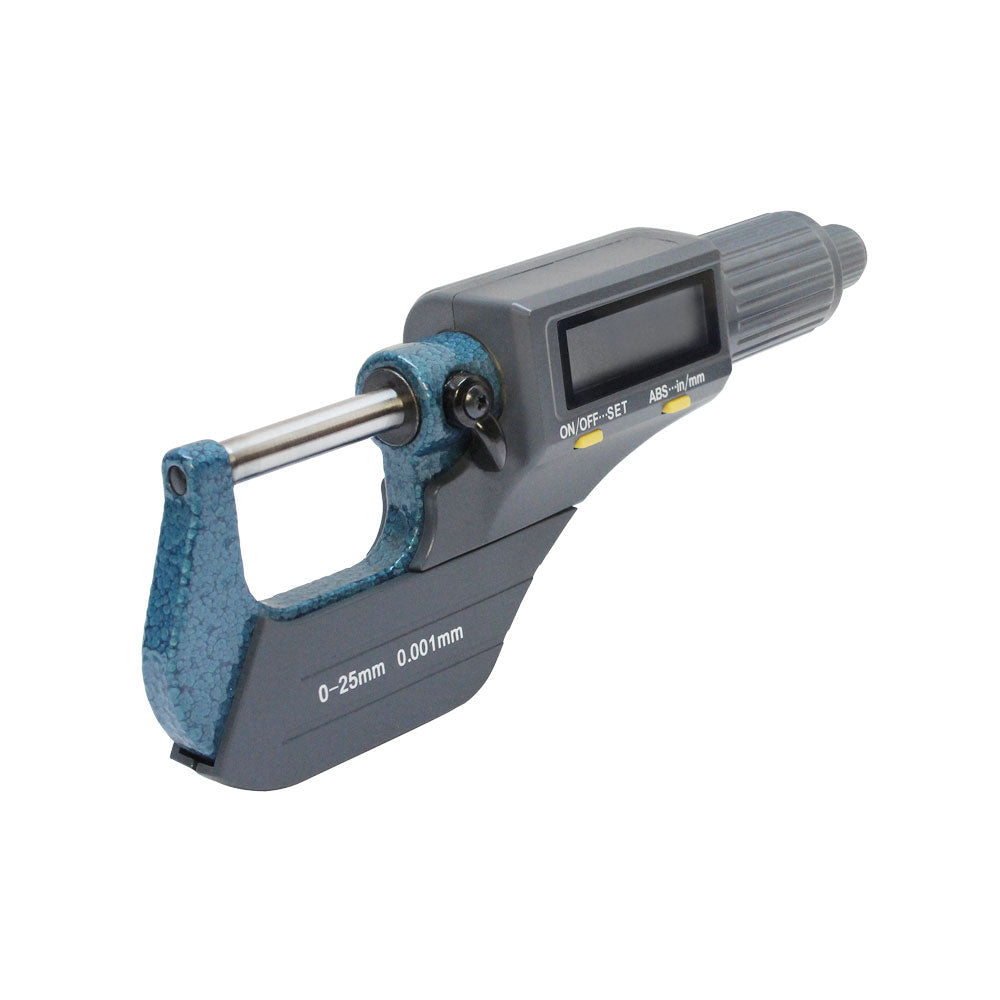 Digital Micrometer, Professional Inch/Metric Measuring Tools 0.00005"/0.001 mm Resolution Thickness Gauge, Protective Case