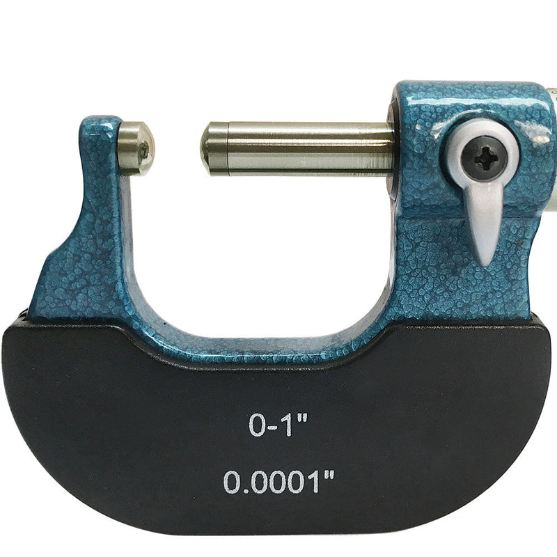0-1" Dual Ball Anvil Micrometer Pipe Tube Round Carbide Tip Wall Thickness 0.0001''