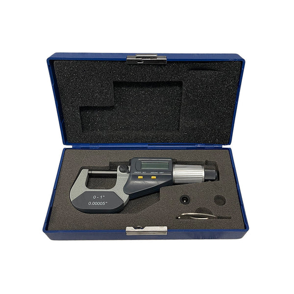 0-1'' Digital Electronic Outside Micrometer Mechanical Tool .00005'' Resolution