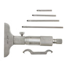 0-4'' Depth Micrometer 2-1/2'' BASE Milling GRAD .001'' Machinist Gauge