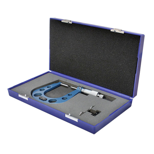 0.3 - 1.3'' Disc Brake Deep Throat Micrometer Carbide 0.0001" GRAD 3.5" Depth