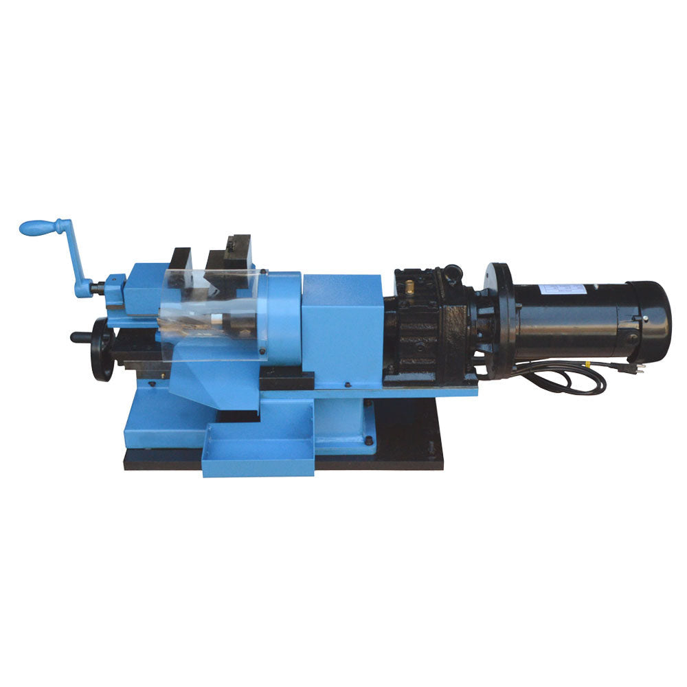 Metalworking end mill notching machine for 1/2 to 2 inch tubing and pipes