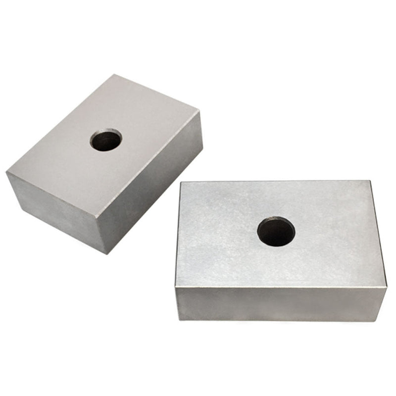 1 PAIR 1 2 3 Metal Blocks Ultra Precision ONE Hole Milling Drilling Machining 2PC