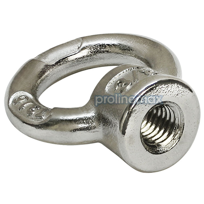 1 PC 3/8" Boat Marine 316 Stainless Steel Lifting Eye Nut 1,000 LB Cap UNC Tap