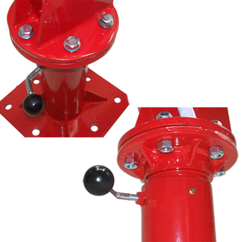 1 Ton Swivel Lift Lifting Davit Crane Lift Hoist Pickup Truck Cherry Picker 2,000 Lbs
