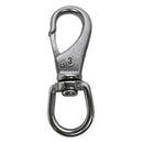 1'' Boat Marine Stainless Steel Swivel Eye Snap Hook 250 Lbs Working Load SS316 Hardware