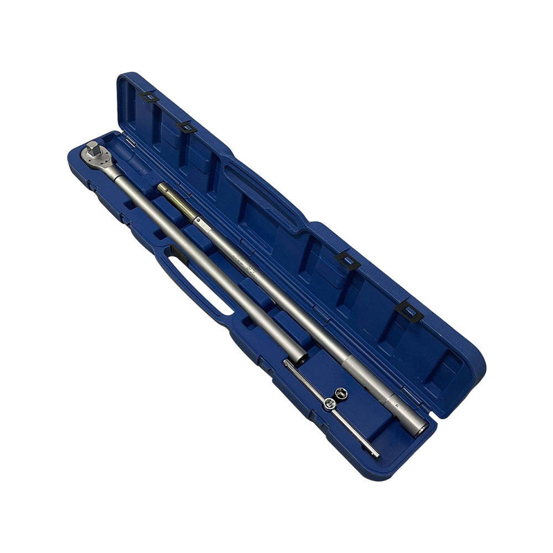 1'' Square Drive Click Ratchet Adjustable Torque Wrench 500-1500 Ft - Lbs