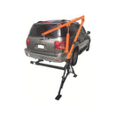 1,000 lb hydraulic pickup truck crane with 2 inch hitch mount and swivel hoist