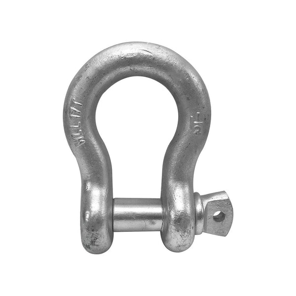 1-1/2" Screw Pin Anchor Shackle Galvanized Steel Drop Forged 34000 Lbs D Ring Bow Rigging