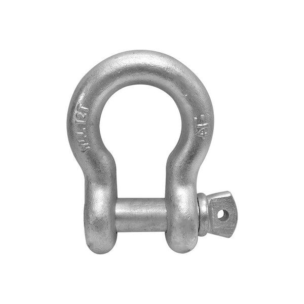 1-1/4" Screw Pin Anchor Shackle Galvanized Steel Drop Forged 24000 Lbs D Ring Bow Rigging