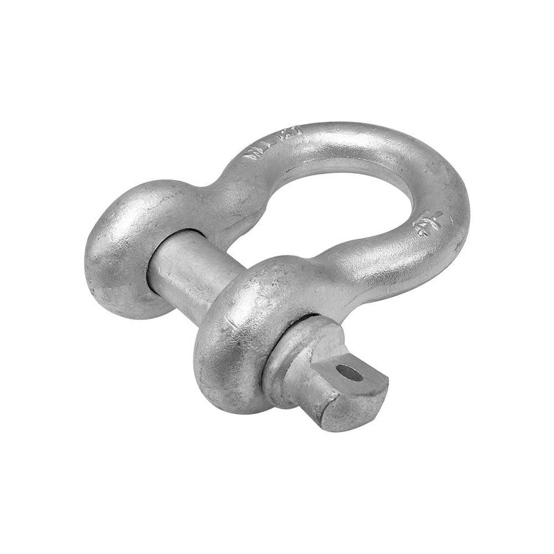 1-1/4" Screw Pin Anchor Shackle Galvanized Steel Drop Forged 24000 Lbs D Ring Bow Rigging