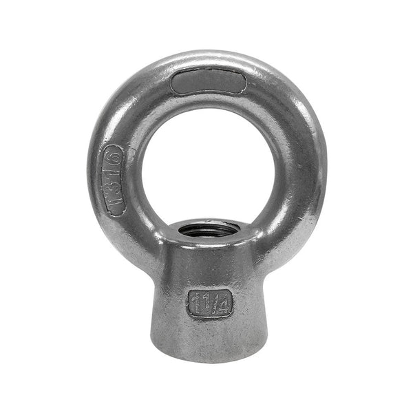 1-1/4" Boat Marine T316 Stainless Steel Lifting Eye Nut 9,000 LBS Cap UNC Tap