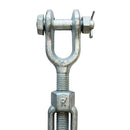 1/2" x 9" Turnbuckle JAW JAW Pulley Galvanized Drop Forge Swivel Hoist Eye WLL 2,200 LBS