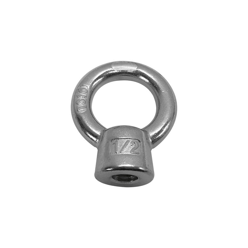 1/2"  Boat Marine 316 Stainless Steel Lifting Eye Nut 2,000 LB Cap UNC Tap