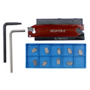 1/2'' Positive Stop Blade Cut-Off Set w- 10 Inserts GTN-2 5C