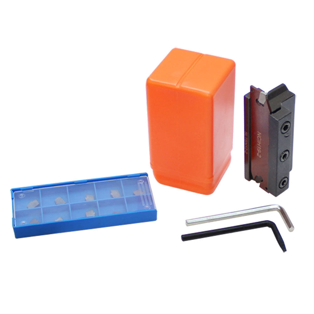 1/2'' Positive Stop Blade Cut-Off Set w- 10 Inserts GTN-2 5C