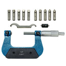 1 - 2'' Screw Thread Micrometer Kit 5 Anvils 0.001'' Graduation TPI