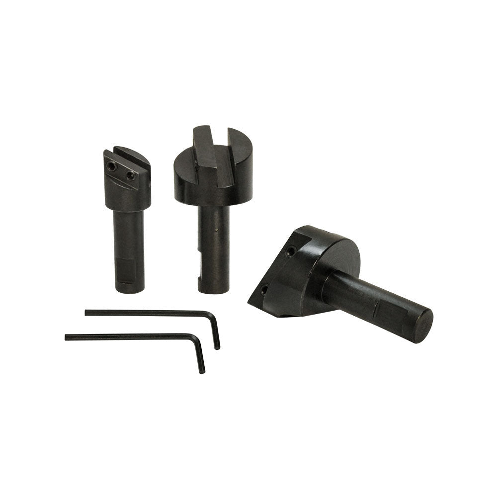 1-2'' Shank 3/4'' - 1-1/2'' Fly Cutter Set Cutting Milling Hardened Tool Bits