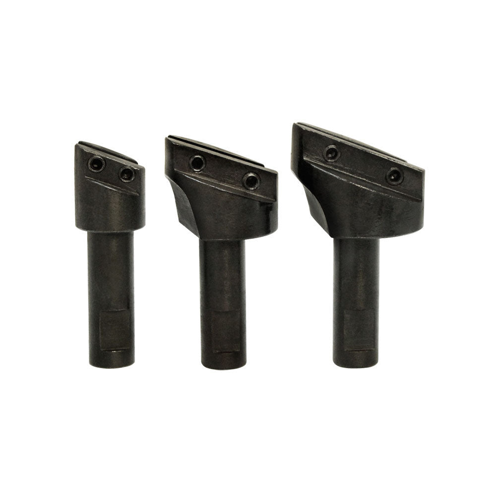 1-2'' Shank 3/4'' - 1-1/2'' Fly Cutter Set Cutting Milling Hardened Tool Bits