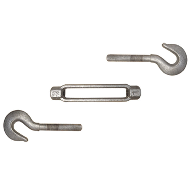 1/2'' x 6'' Turnbuckle HOOK HOOK Pulley Galvanized Drop Forge 1/2'' x 6'' Turnbuckle