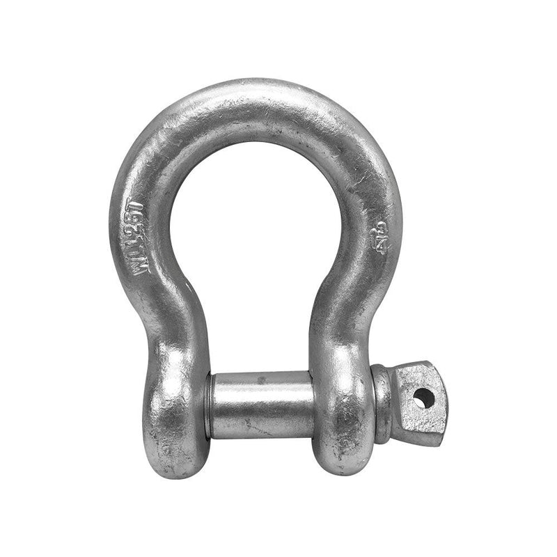 1-3/4" Screw Pin Anchor Shackle Galvanized Steel Drop Forged 50000 Lbs D Ring Bow Rigging