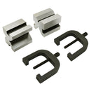 1-5/8" x 1-3/4" x 2-3/4" V-Block & Clamp Set Steel Gauge Gage Machinist Tool