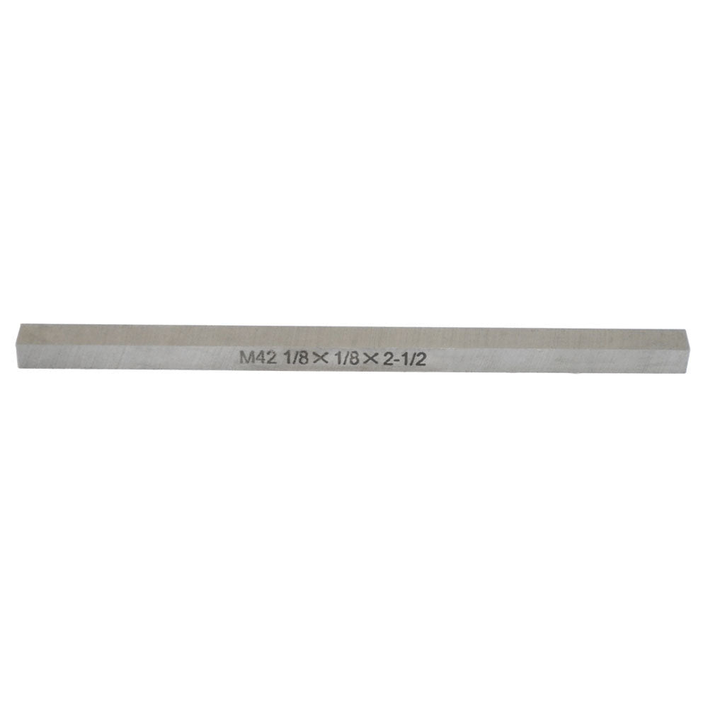 1/8'' x 1/8'' x 2-1/2'' M42 HSS Square Tool Bit Lathe Fly Cutter Mill Blank