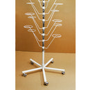 10 Layers Revolving Hat Floor Rack Hanger Retail Store Display Clothes Hang-WHT