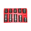 10 PC 1" DR Impact Socket TRUCK WHEEL Service SAE & METRIC 15/16" to 1-1/2"
