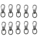 10 Pc 1'' Boat Marine Stainless Steel Swivel Eye Snap Hook 250 Lbs Working Load SS316 Hardware
