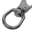 10 Pc 1'' Boat Marine Stainless Steel Swivel Eye Snap Hook 250 Lbs Working Load SS316 Hardware