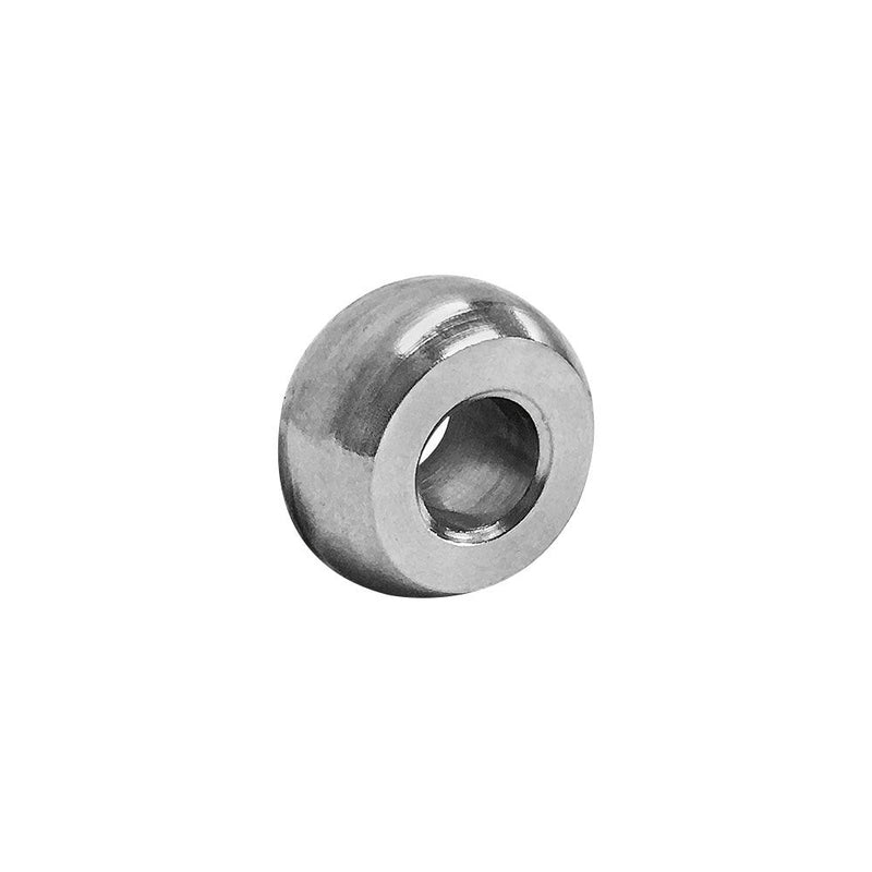 10 Pc 1/16" Stainless Steel 316 Plain Ball Swage Fitting Terminal Cable Wire Rope