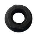 10 Pc 1/2"-13 Thread Flange Nut Steel Hex Threading Black Oxide Finish