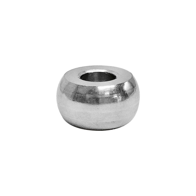 10 PC 1/4" Stainless Steel 316 Plain Ball Swage End Fitting Terminal Cable Wire Rope