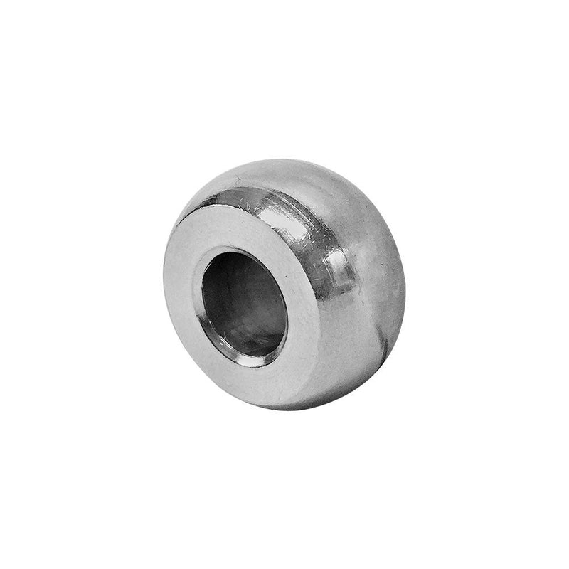 10 PC 1/4" Stainless Steel 316 Plain Ball Swage End Fitting Terminal Cable Wire Rope