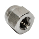 10 PC 1/4''  Stainless Steel 316 Cap Acorn Hex Nut UNC RIGHT Hand Threads Marine
