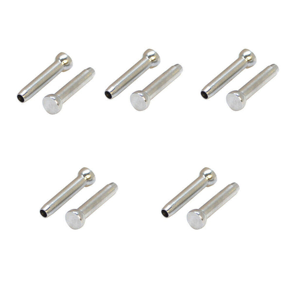 10 Pc 1/4" Stainless Steel T316 Swage Stemball For Wood Post Cable Railing