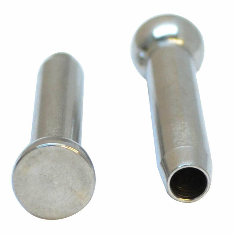 10 Pc 1/4" Stainless Steel T316 Swage Stemball For Wood Post Cable Railing