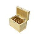 10 PC 1/4''-3/4''  HSS 2 & 4 Flut End Mill Set Tin Coated Single End Shank Mills