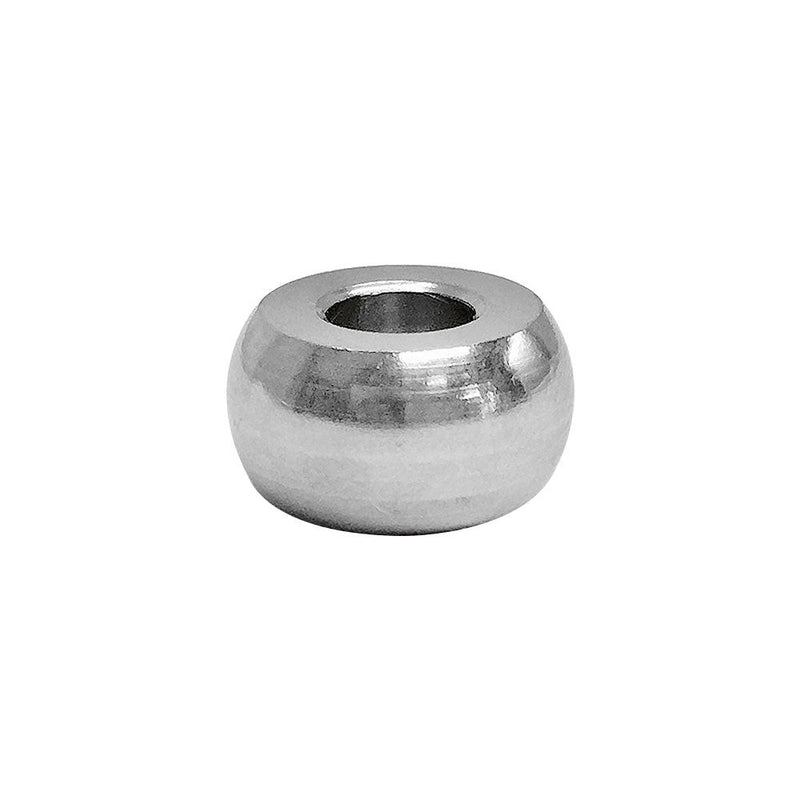 10 Pc 1/8" Stainless Steel 316 Plain Ball Swage Fitting Terminal Cable Wire Rope