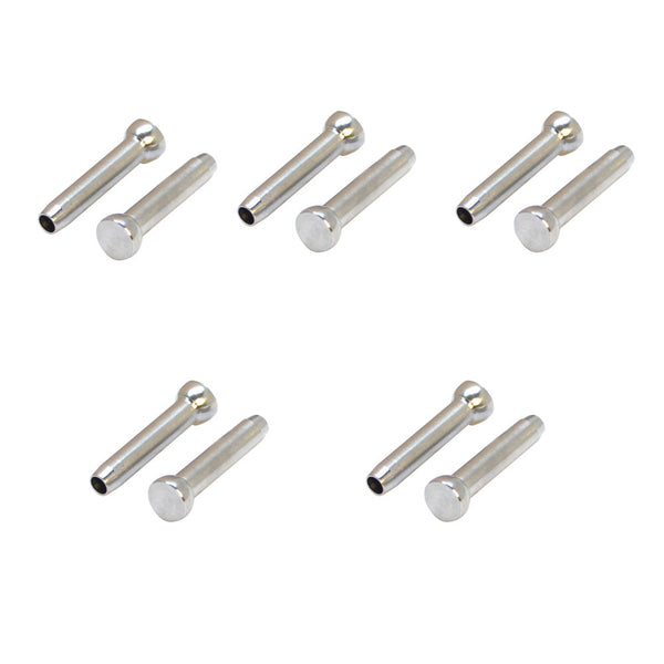 10 Pc 3/16" Cable Railing T316 Stainless Steel Swage Stemball for WOOD POST