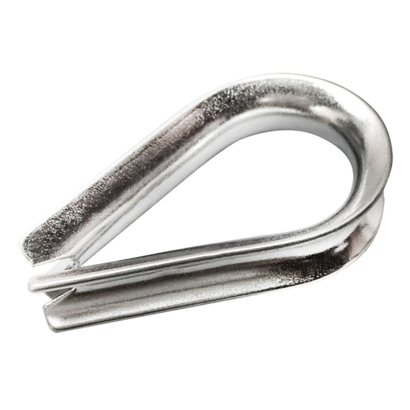 10 Pc 3/16" LIGHT DUTY Stainless Steel 316 Marine Wire Rope Chain THIMBLE Rig Anchor Boat