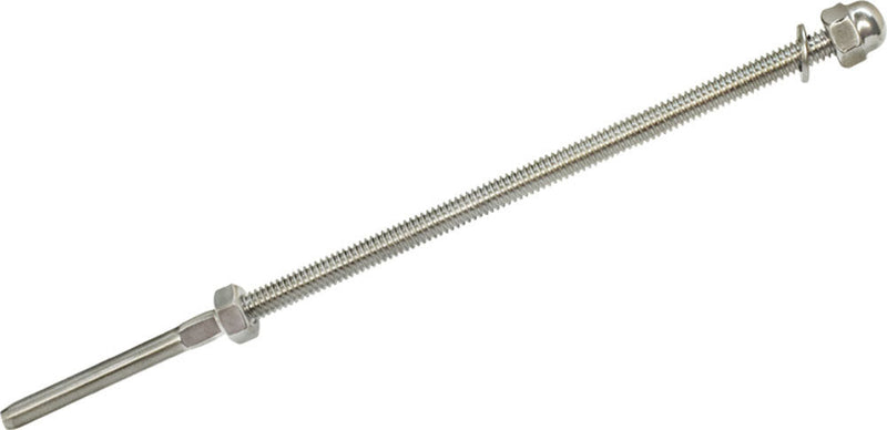 10 PC 3/16" Stainless Steel Cable Railing Swage Threaded Stud End Fitting