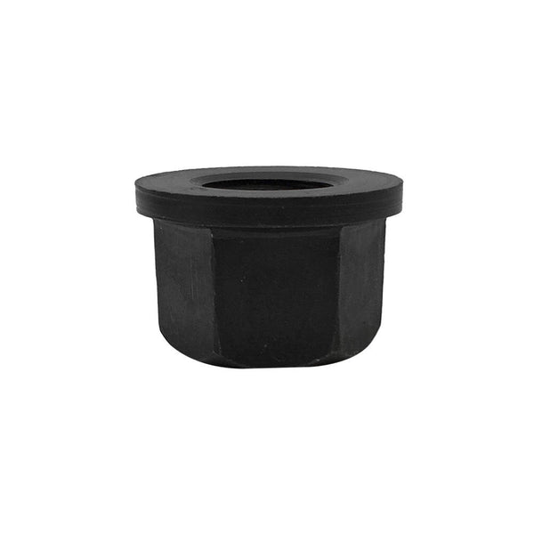 10 Pc 3/8"-16 Thread Flange Nut Steel Hex Threading Black Oxide Finish